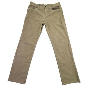 Hang Ten‎ Pants Men's Size 34x30 Tan Corduroy Standard Fit Durable Vintage